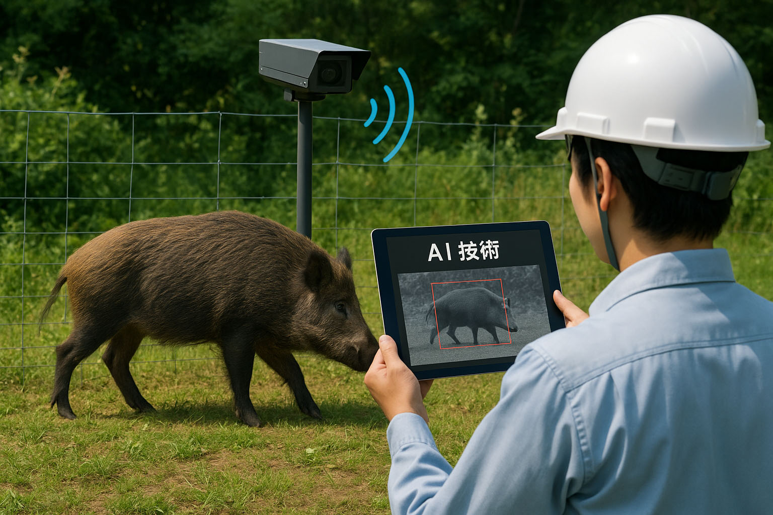 鳥獣害対策にAIを活用